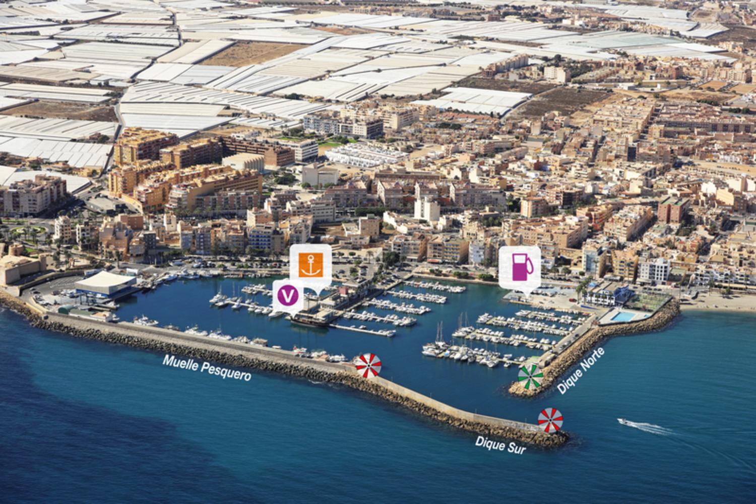 Port Roquetas de Mar Toutes les informations sur le port