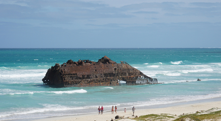 Epave du Cabo Santa Maria sur l'île de Boa Vista 