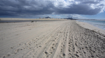 Plage de Chaves sur l'île de Boa Vista 
