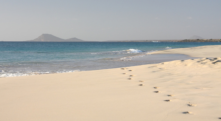 Plage de la ville de Santa-Maria, sur l'île de Sal Plage de la ville de Santa-Maria, sur l'île de Sal
