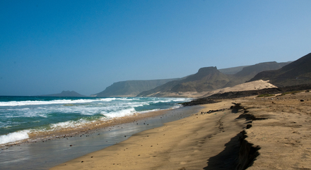 Plage du nord de l'île Sao Vicente