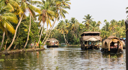 Houseboats en Inde