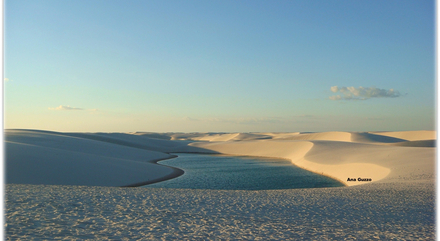 Lençois Maranhenses au Brésil.