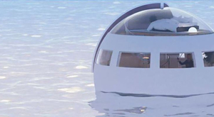 Dormir dans une bulle flottante...