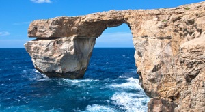 L'Azure Window à Malte s'est effondré
