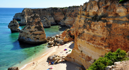 Praia da Marinha, Portugal Praia da Marinha, Portugal