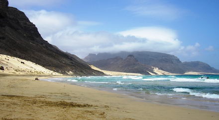 Praia Grande Calhau, Cap-Vert  Praia Grande Calhau, Cap-Vert