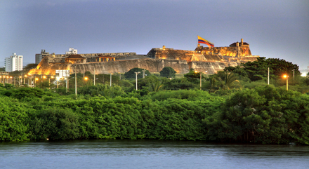 Baie de Carthagène des Indes, Colombie 