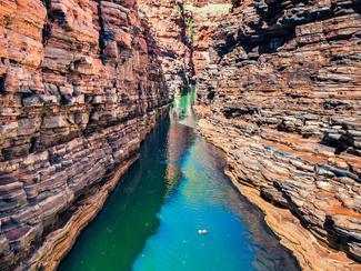 Karijini, une oasis en plein désert australien