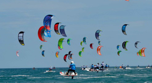 Finale du championnat de France de kitesurf à Hyères du 7 au 9 octobre