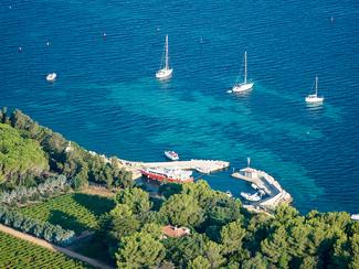 La Côte d'Azur vue d'hélico