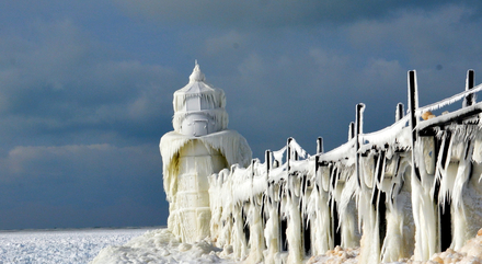 Le phare St Joseph, Michigan, États-Unis