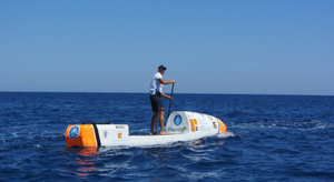 Nicolas Jarossay a dû abandonner sa traversée de l'Atlantique en SUP