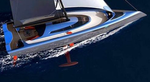 Un voilier futuriste dessiné par Porsche