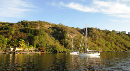 Mouillage de Sunset Bay