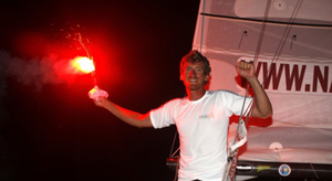 Mini Transat : Denis vainqueur à Pointe-à-Pitre