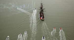 L’Hermione de retour à Rochefort