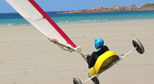 Le char à voile pour des pics d'adrénaline