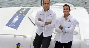 Fabrice Amedeo et Eric Peron en duo sur la Transat Jacques Vabre