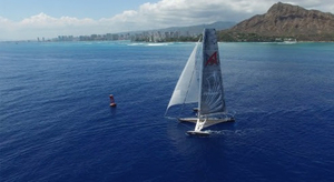 L’Hydroptère est arrivé à Honolulu