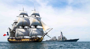 L’Hermione arrive à Yorktown demain