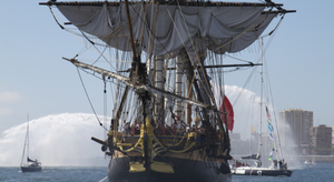 L’Hermione va entamer sa traversée de l’Atlantique