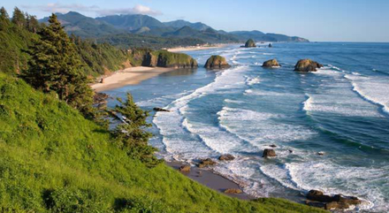 Cannon Beach en Oregon.  Cannon Beach en Oregon.