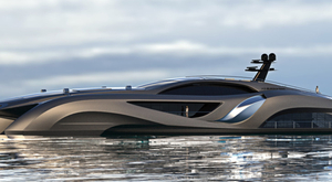 Un méga-yacht aux allures de Batmobile