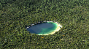 Dans les trous bleus des Bahamas