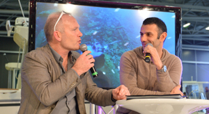 Stéphane Mifsud, parrain du salon des pêches à Nantes