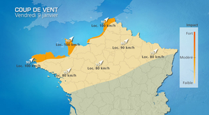 Coup de vent en Manche ce vendredi