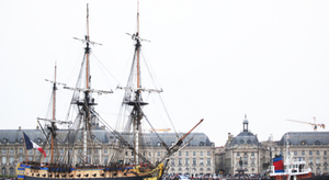 L'Hermione a repris ses essais en mer