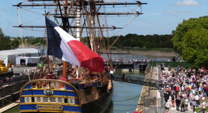Premier départ ce dimanche de l'Hermione