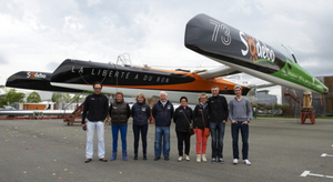 Mise à l'eau du nouveau trimaran Sodebo Ultim'