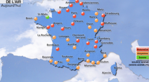 Pollution: un seul drapeau vert en France