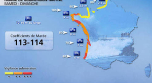 Danger en bord de mer ce week-end