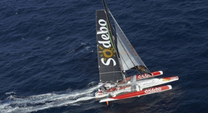 Thomas Coville en route pour le tour du monde