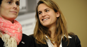 Amélie Mauresmo, marraine du Class40 GDF Suez