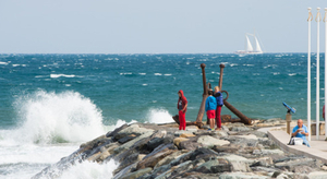 Gros temps sur Saint-Tropez ce vendredi