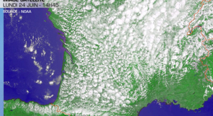 La brise de mer apporte le beau temps sur nos côtes