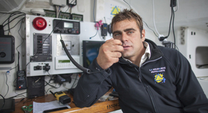 Damien Guillou a démâté