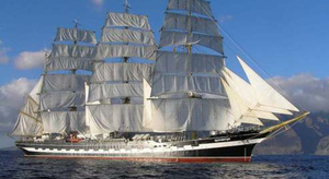 Armada de Rouen : le Kruzenshtern est arrivé