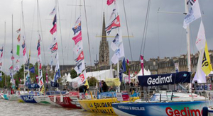 Bordeaux, départ de la Solitaire