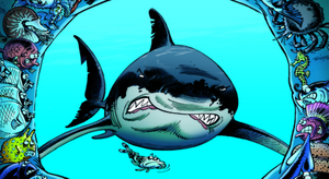 Les animaux marins en bande dessinée