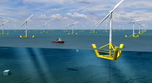 Winflo : première éolienne flottante