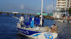Enfin ! Erwan Tabarly arrivé en vainqueur à Fort-de-France
