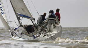 F. Cammas et Y. Guichard à La Rochelle pour du Match racing