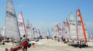 Marie Clouet, championne de char à voile.