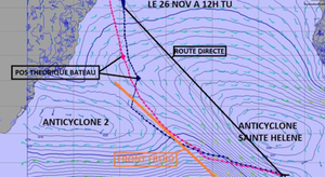 Prochaine étape: l'anticyclone de Sainte-Hélène