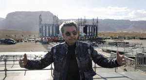 Jarre en concert pour la mer Morte